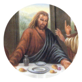 DAROUND 121 J Last Supper Jesus